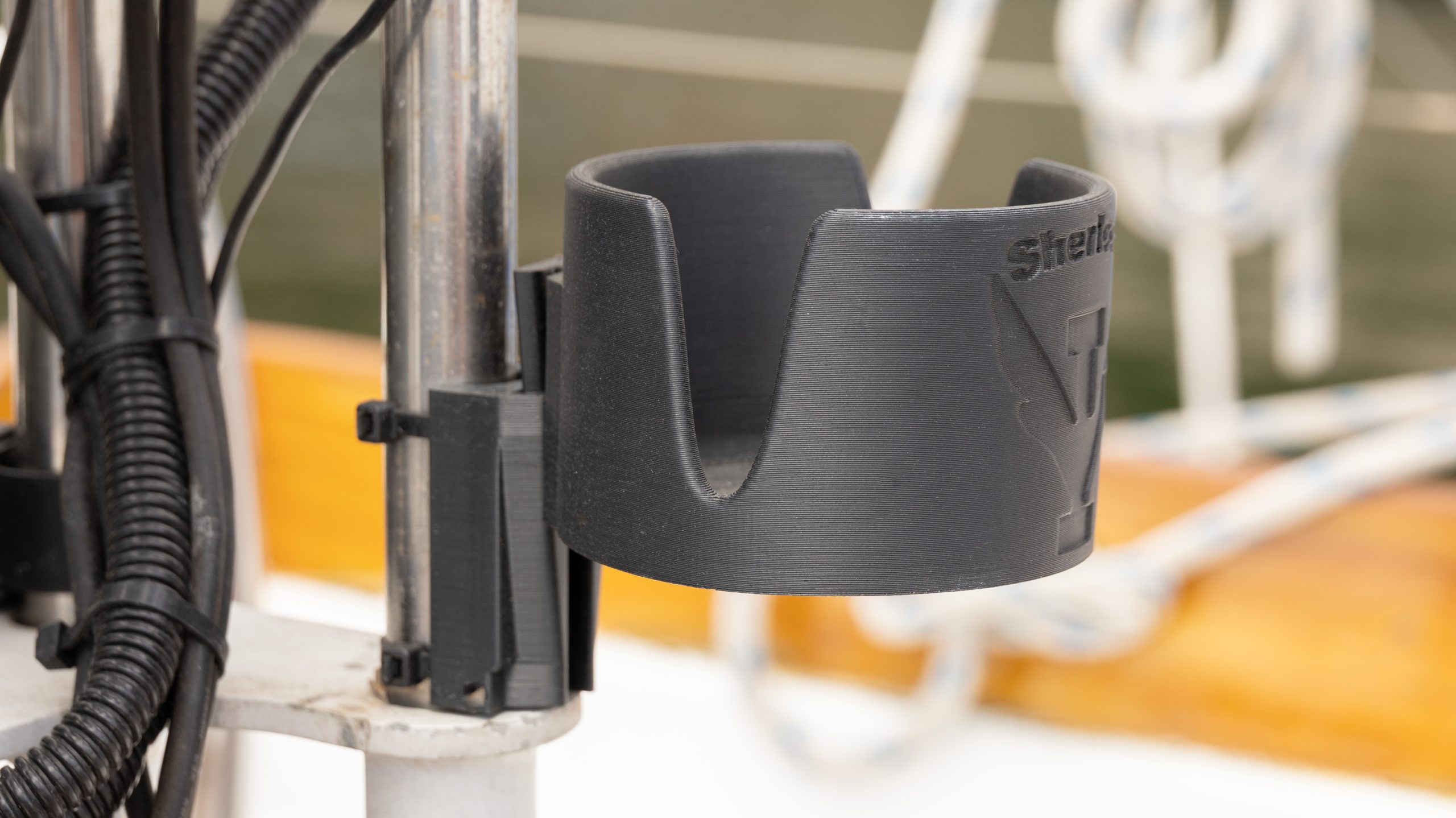 3d printed universal mount for beverage holder.