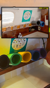 Image showing how Cozie Rack works.